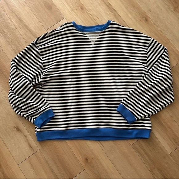 Free People Classic Striped Crewneck - Picture 3 of 3